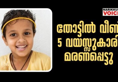 തോട്ടിൽ വീണ് അഞ്ചു വയസ്സുകാരി മരണപ്പെട്ടു
