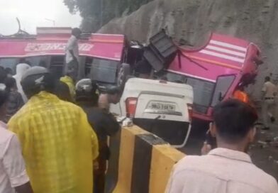 കുറ്റിപ്പുറത്ത് ദേശീയപാതയില്‍ ബസ് തലകീഴായി മറിഞ്ഞു; ഒരാൾ മരിച്ചു, നിരവധി പേര്‍ക്ക് പരിക്ക്